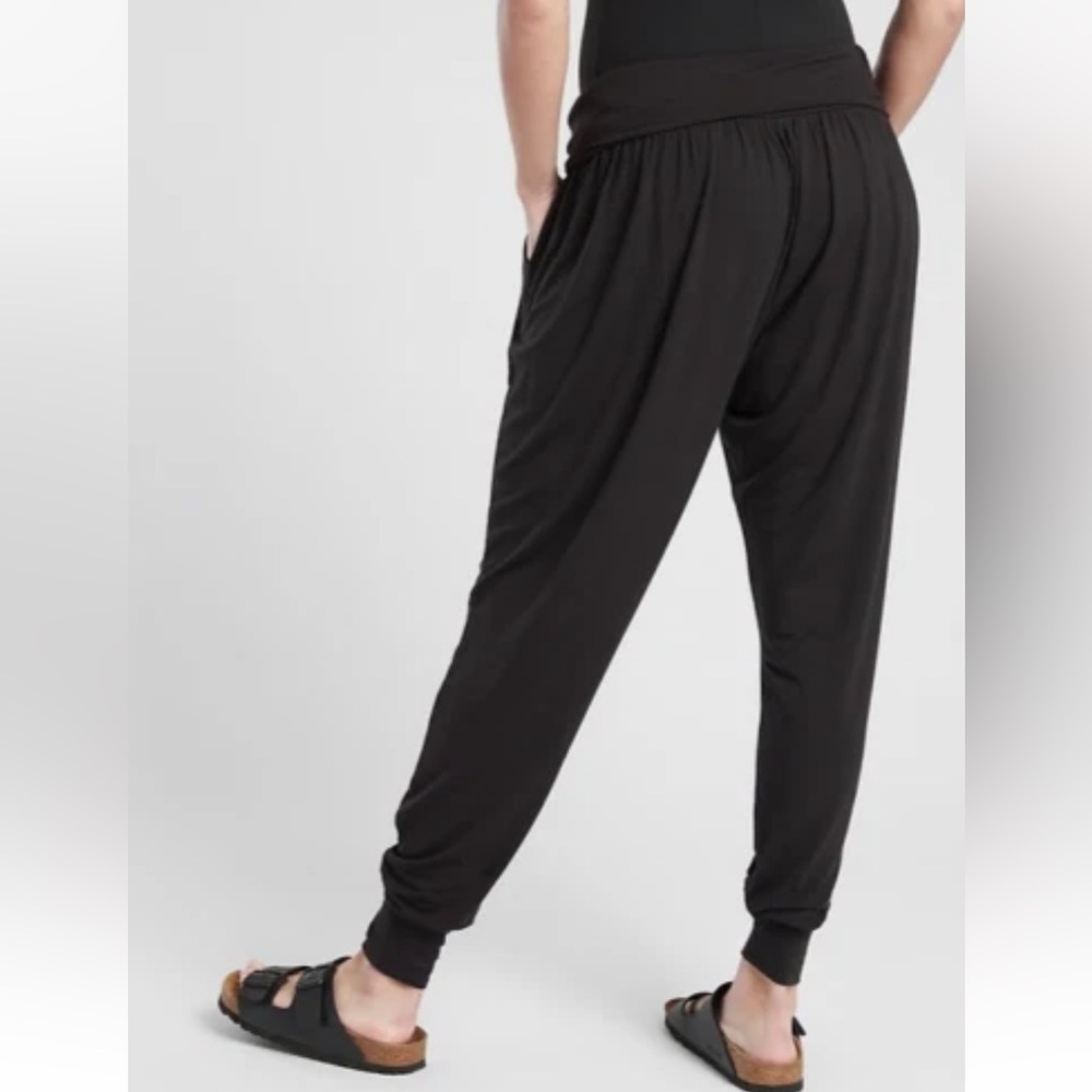 Athleta Studio Jogger Pants Black Casual Active Women’s Size Small - Picture 3 of 12